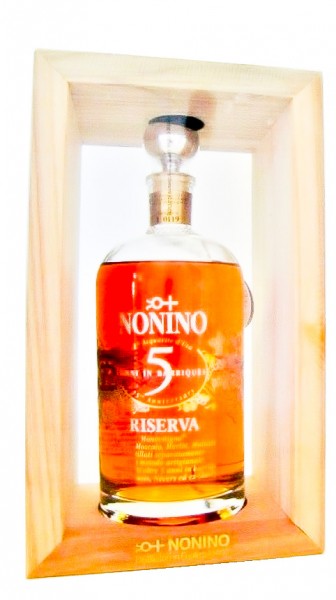 Nonino Riserva Monovitigni® ÙE 5 Jahre gereift Alk. 43 % Vol. Holzkiste