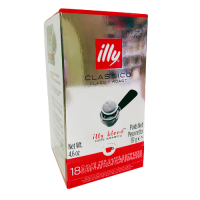 illy ESE Kaffeepads classico 18 Espresso Pads klassische Röstung MHD 01/2026 illy ESE Kaffeepads classico 18 Espresso Pads klassische Röstung MHD 01/2026