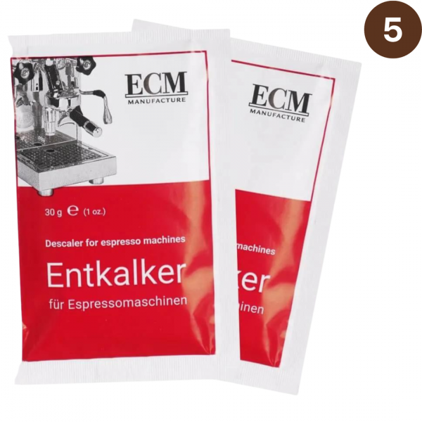 ECM spezial Entkalkungspulver für Espresso-Siebträgermaschinen