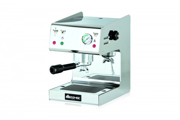 Isomac Maverick Siebträger Kaffeemaschine eingruppig Edelstahl