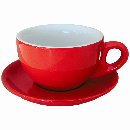 Nuova Point dickwandige Lattetasse PALERMO rot 260 ml