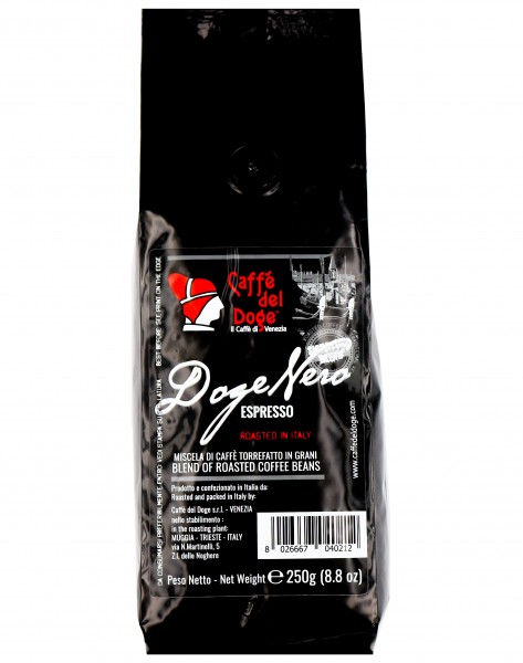 Caffè del Doge Nero ganze Bohnen