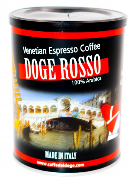 Caffè del Doge Rosso 100 % Arabica gemahlen Dose
