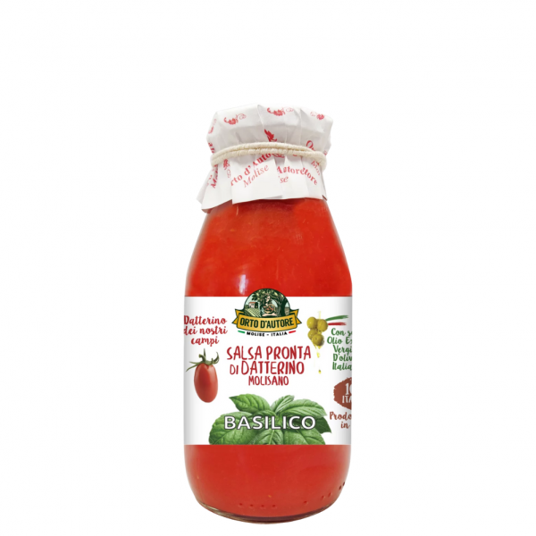 Orto d'autore fertige Tomatensoße mit Basilikum 250g