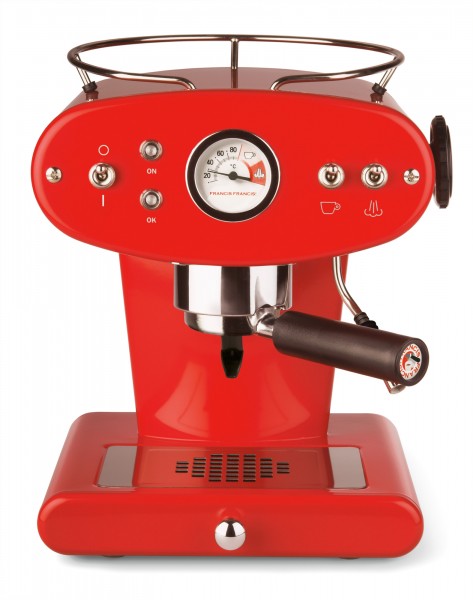 illy X1 ground rot Kaffeemaschine für gemahlenen Kaffee