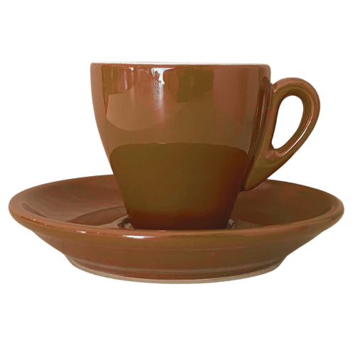 Nuova Point dickwandige Espressotasse MILANO braun 65 ml