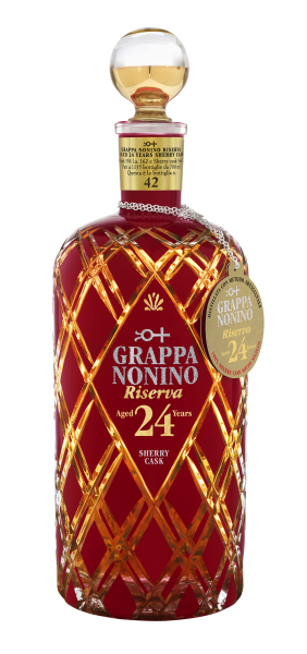 Nonino Riserva 24 Jahre gereift in 100% Sherry Eichenfass 43 % Vol. Alk