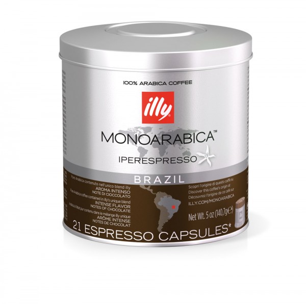 illy Iperespresso Kaffeekapseln Selection Brasilien 21 Stück