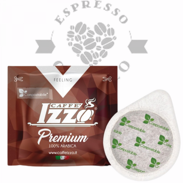 Izzo ESE Kaffeepads Premium 150 Stück 100 % Arabica