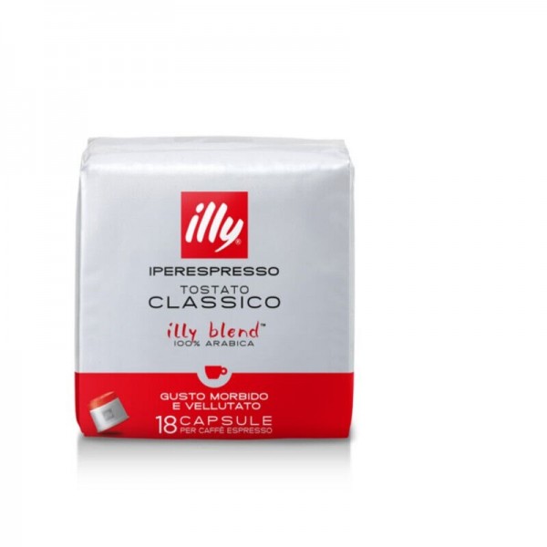 illy Iperespresso Kaffeekapseln classico normale Röstung 6 x 18 Stück MHD 03/2024