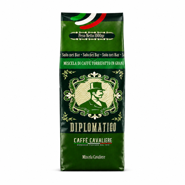 Caffè Cavaliere Miscela Diplomatico 100% Arabica 1000g MHD 03/2027