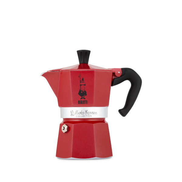 Bialetti Espressokocher Moka Express rot