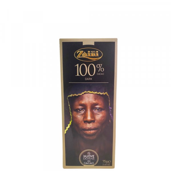 Zaini extra dunkle Schokolade mit 100 % Kakaoanteil 75g