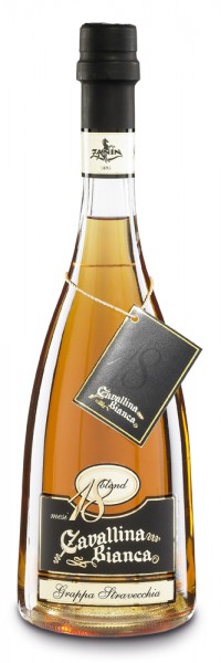 Zanin Grappa Cavallina Stravecchia Blend 18 Riserva Alk. 41,5% Vol.