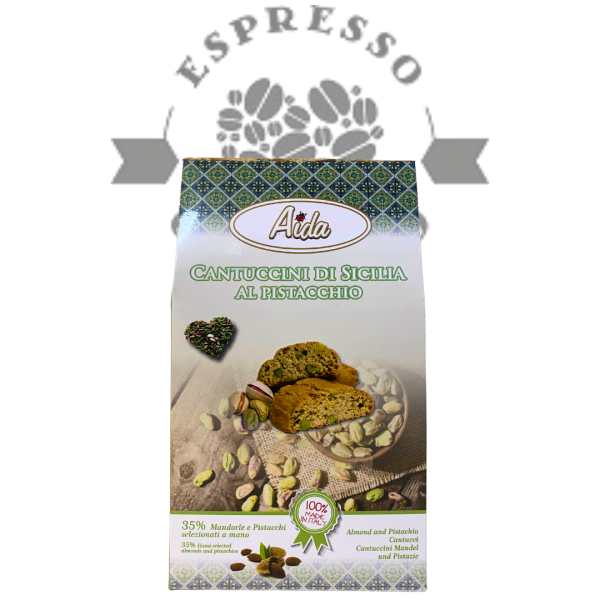Aida Cantuccini al Pistacchio 200g – Siziliens grünes Gold im knusprigen Gewand