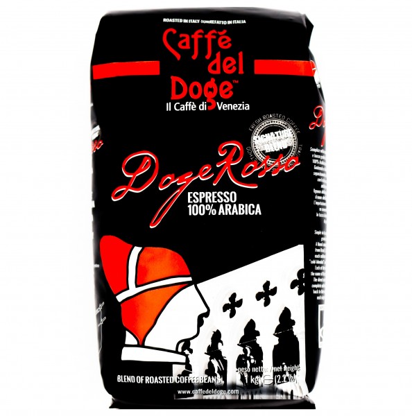 Caffè del Doge Rosso 100% Arabica 1000g ganze Bohnen