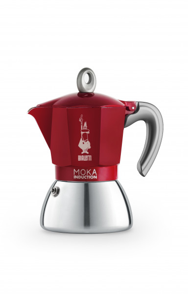 Bialetti Moka Induktion Espressokocher rot ver. Größen