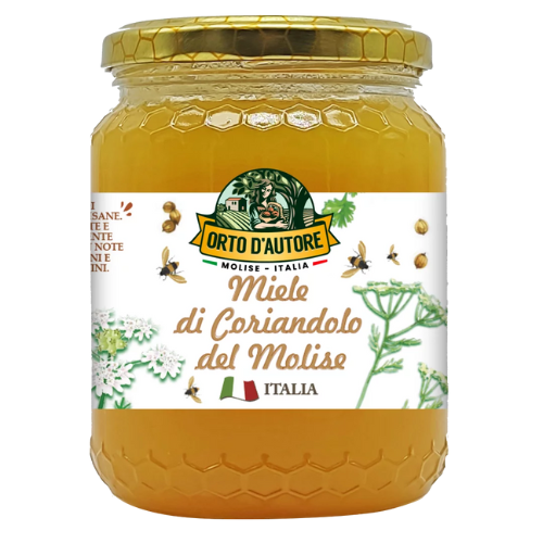 Orto d'autore italienischer Koriander Honig aus dem Moliese 500g