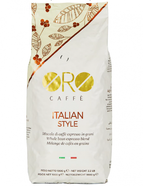ORO Caffè Italian Style Espresso 1000g ganze Bohnen