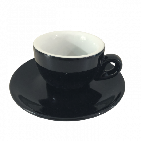 Nuova Point Espressotasse SORRENTO schwarz 62 ml, dickwandig