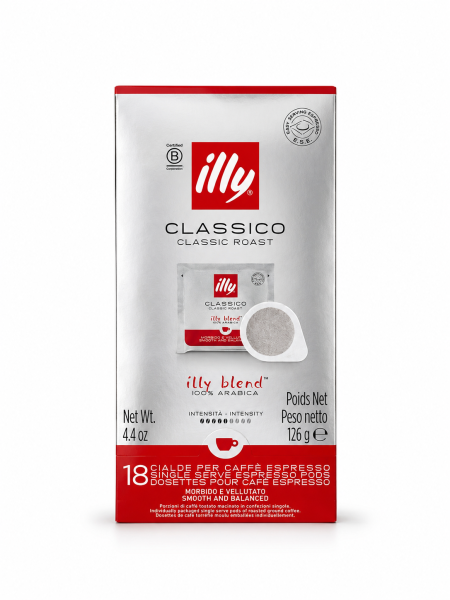 illy ESE Kaffeepads classico 18 Espresso Pads klassische Röstung