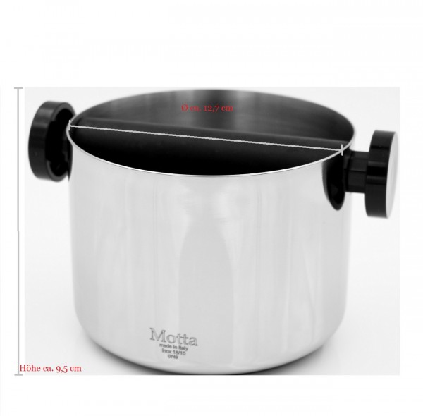 Motta kleine Ausklopfbox Edelstahl 127 mm