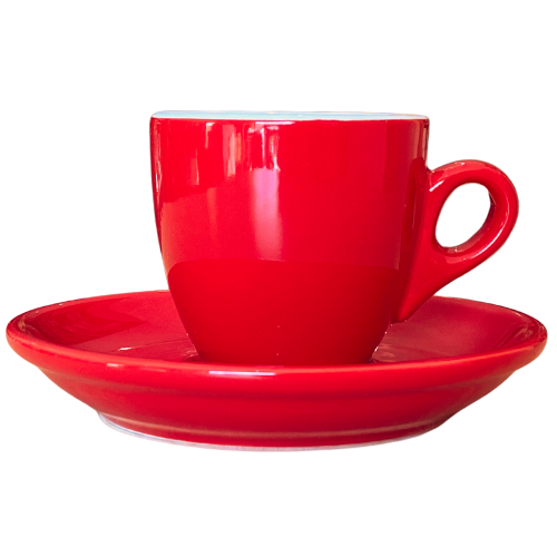 Nuova Point dickwandige Espressotasse PALERMO rot 56 ml